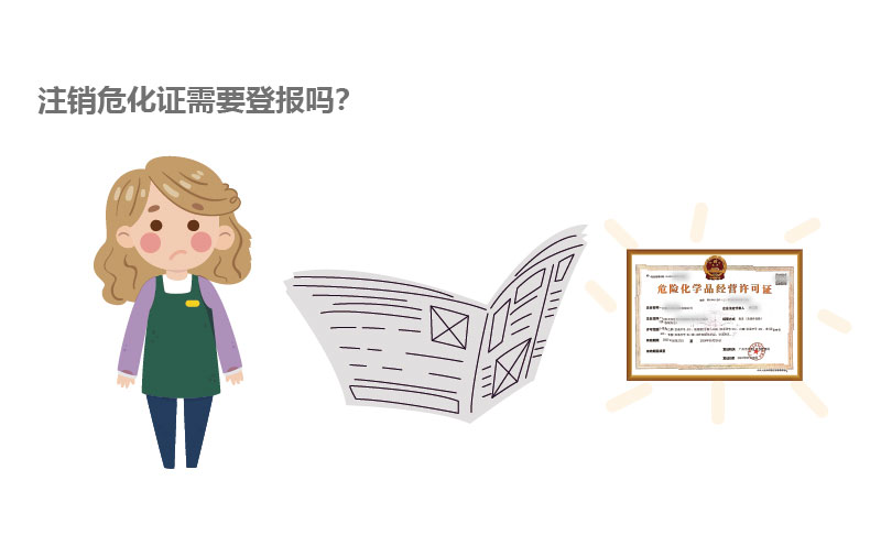 注銷?；C需要登報嗎？